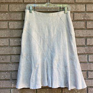 SOLO MODA 100% Linen Lined Skirt